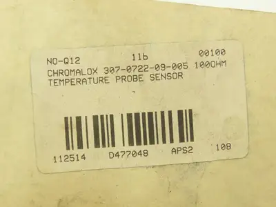 Chromalox 307-0722-09-005 Temperature Sensor 100 Ohm 34.5"Probe 1/2"NPT
