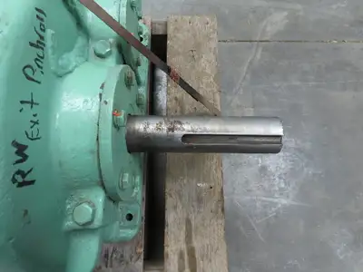 D. O. James Gear MFG. Size 105 HD 25:1 Gear Reducer 5 Hp. Helical Gearbox