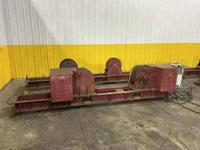 30 TON ROMAR  MODEL #PR 30/45DM POWER & IDLER TANK TURNING ROLLS SET: YOBRO #25217