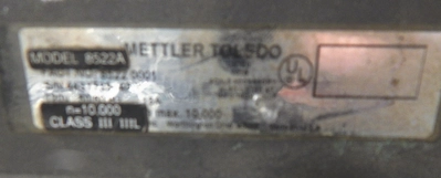 USED METTLER TOLEDO 120 LB SCALE KB 660.2