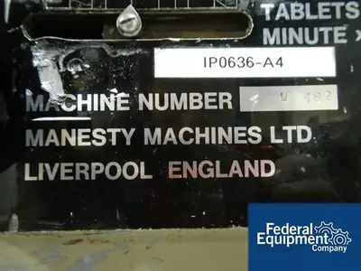 USED Manesty Manesty Betapress, 16 Station