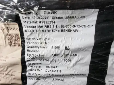 New | in-Stock BENSHAW RB2-1-S-150-S-600-2-12-0000037 Switchgears British Columbia CA | Lenmark #1427009