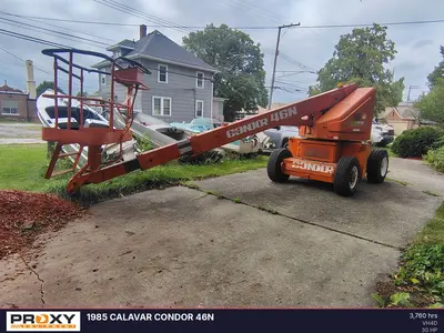 Used 1985 CALAVAR CONDOR 46N Telescopic Boom Lifts Michigan US | Proxy Equipment #1426064