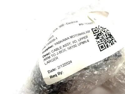 New | in-Stock Yaskawa Pigtail Cable Assembly I/O Upper Arm to J-Box NX100,UPMN Cable & Wire Michigan US | Maverick Industrial Sales #1393525