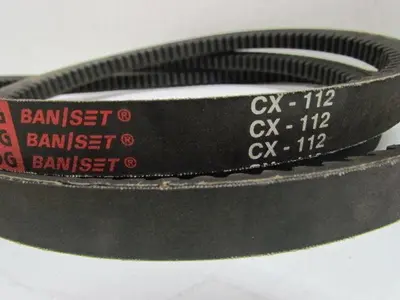 Bando Power King CX-112 Cogged V-Belt CX-Section 7/8" Wide 116" Outer Length