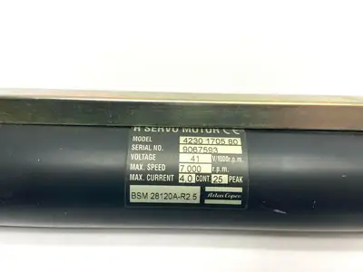 4230 1705 80 | Atlas Copco  Motor QMR62-46-RT QRT 62-200 3/4" Inch Nutrunner - Used