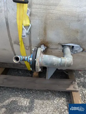 USED De Dietrich 500 Gal DeDietrich Glass Lined Reactor, 100/100#