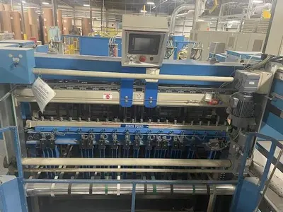 USED 1998 JAGENBERG 86.61” WIDE SYNCHRO SHEETER  400-2200 MODEL WITH DUAL SLITTER SECTION 1998 JAGENBERG 86.61” WIDE SYNCHRO SHEETER  400-2200 MODEL WITH DUAL SLITTER SECTION