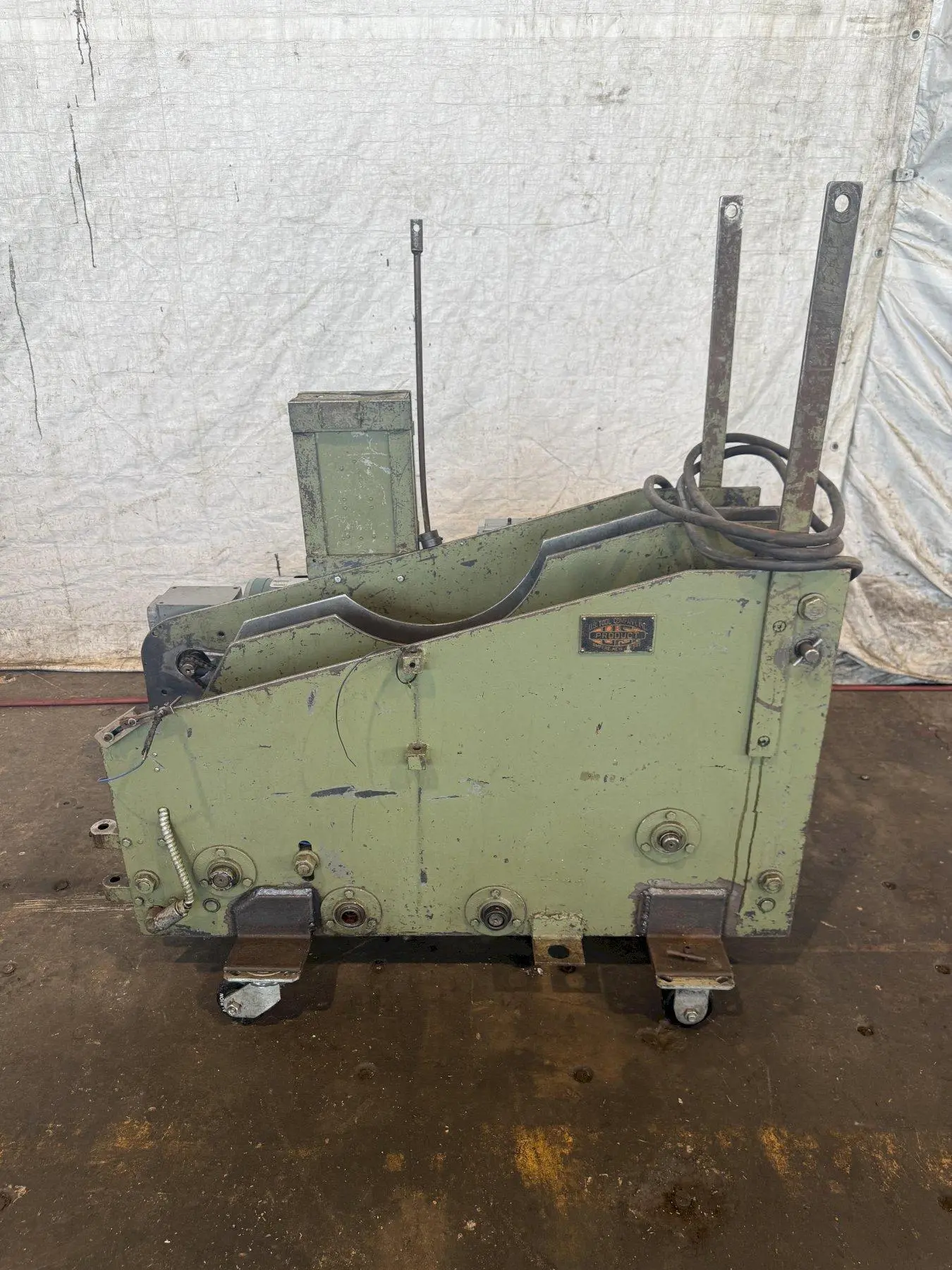 2,000 LB. X 12" US TOOL COIL CRADLE. STOCK # 0779925