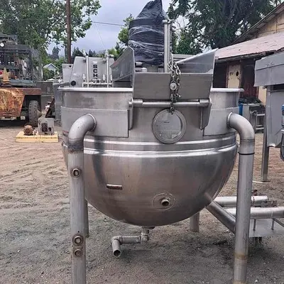 Kettle, 200 Gallon, S/St, Jkt, Agit, Hamilton #S745043