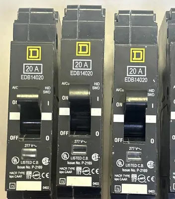 Used SQUARE D EDB14020 Miscellaneous Equipment (Electrical & Power) | Surplus Asset Holdings #1196018