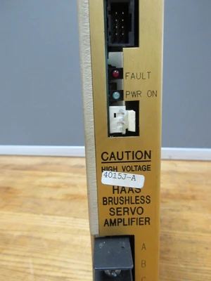 USED 1998 USED HAAS PARTS AND TOOLING BRUSHLESS SERVO AMPLIFIER #4015J-A