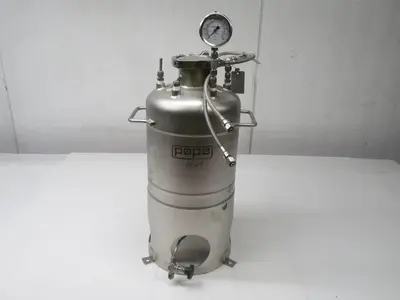 Used POPE SCIENTIFIC 3-GALLON T-316L Stainless Steel Tanks Texas US | Aucto #1453380