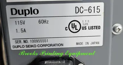 USED 2010 DUPLO DC-615