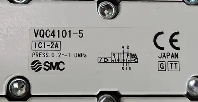 SMC EX150-SDN1-X97(PNP) DeviceNet with (4) VQC4101-5. 6C-9