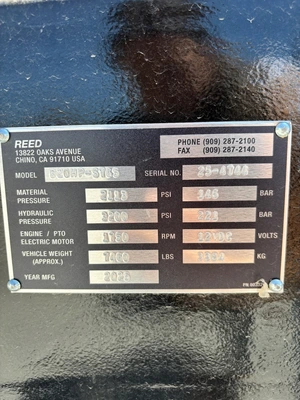 Used 2025 REED B-20HP Concrete Pumps Colorado US | Concrete Pump Depot #1393819