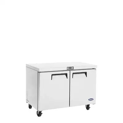 New | in-Stock Atosa New Atosa MGF36RGR 36" (2) Door Undercounter Refrigerator Undercounter Refrigerators Illinois US | Falcon Restaurant Supply #1375446