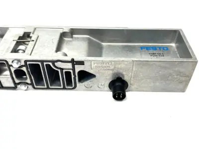 USED FESTO VERTICAL PRESSURE SUPPLY PLATE 10BAR/145PSI 540171