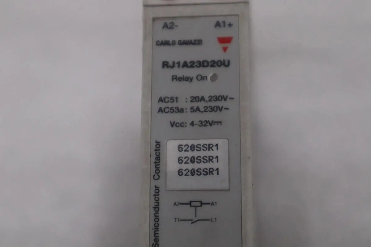 Carlo Gavazzi RJ1A23D20U Solid State Relay Semiconductor Contactor STOCK K-154-B