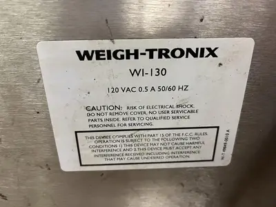 Used WEIGH TRONIX _UNKNOWN_ Parts & Accessories (Material Handling) Ohio US | Surplus Asset Holdings #1226539