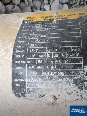 USED United Air Specialists, Inc. 510 Sq Ft United Air Specialist Dust Collector, Model SFC2L-2
