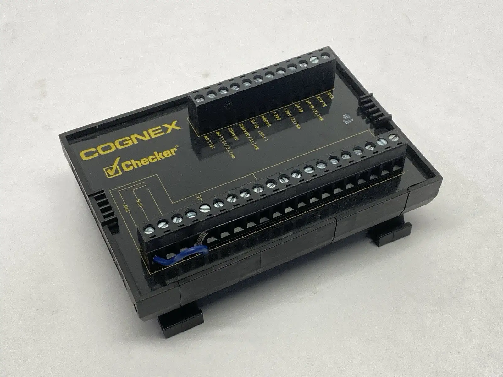 USED COGNEX CHECKER PLC MODULE DIN RAIL MOUNT