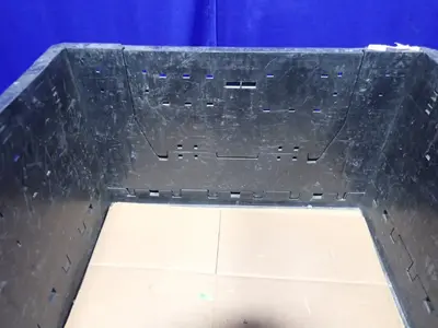 41 1/2" X 44 1/2" X 28" Collapsible Bulk Container