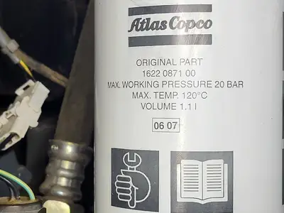Used 2006 ATLAS COPCO GA5 Rotary Screw & Sliding Vane Air Compressors British Columbia CA | Lenmark #367002