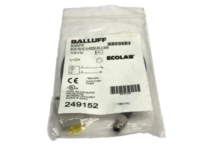 NEW BALLUFF B0S R01E-PS-KE20-00,2-S49, B0S021N