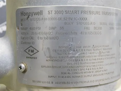 USED HONEYWELL STD120-A1H-00000-DE,S2,SV,1C+XXXX