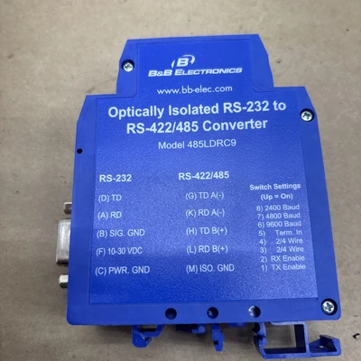 USED B&B ELECTRONICS RS-232 TO RS 422/485 CONVERTER
