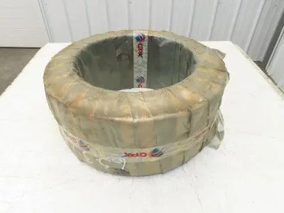 GPX 18x8x12-1/8 Forklift Tire Traction Solid Press-on White Non-Marking