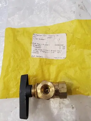 DIVERTING 3-PORT BRASS BALL VALVE 46095K42