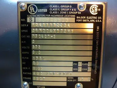 NEW BALDOR M7042T-5