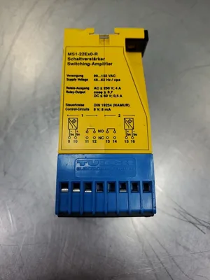 Turck MS1-22Ex0-R Switching Amplifier, 2-Channel. 5E