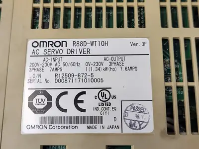 USED OMRON R88D-WT10H