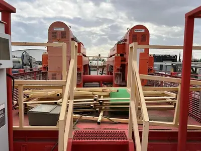 (2) Swaco CD 518 HV Slimline decanters centrifuges on trailer, Duplex SS.