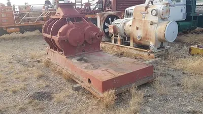USED ROOTS CONNERSVILLE TYPE RCV 16X28 ROTARY POSITIVE VACUUM PUMP / BLOWER