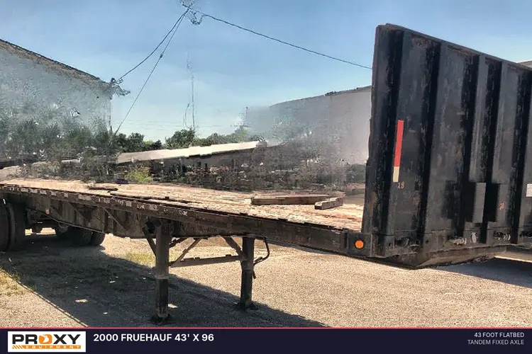 Used 2000 FRUEHAUF 43' X 96 Flatbed Trailers Louisiana US | Proxy Equipment #1377796