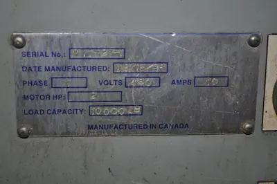 10000 LB X 25" MECON MOTORIZED UNCOILER