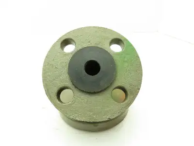 Crane Resistoflex 1" Flanged 45° Elbow PVDF Lined Pipe Fitting  #150 Duct Iron