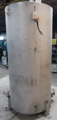 SPC8691  Tank 350 gallon vertical tank, Stainless Steel, flat