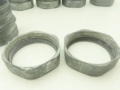 Halex 63625 2-1/2" EMT Compression Coupling Rigid Conduit Aluminum Lot of 12