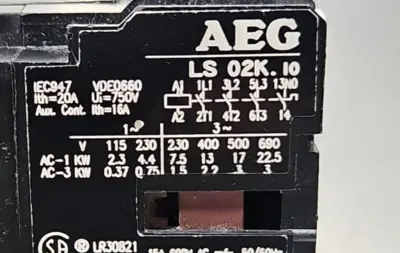 AEG LS 02K.10 Contactor Loc4C29