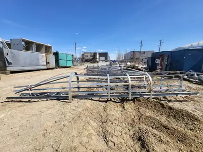 20.5ft. Steel Caged Ladder