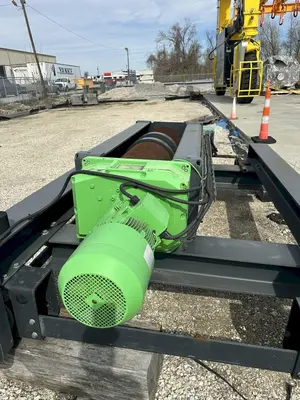 50 TON X 42'8"' PROSERV ANCHOR DOUBLE GIRDER OVERHEAD BRIDGE CRANE. STOCK # 0871724