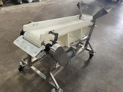 Safeline 4'L Incline Infeed Conveyor