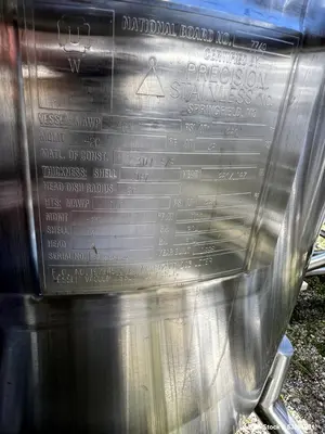 Used Freeze/Thaw Vessel – Heavy-Duty Stainless Steel Build