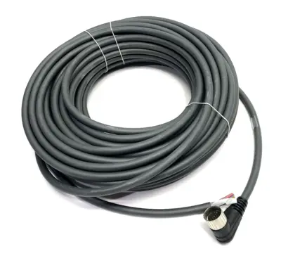USED LUMBERG AUTOMATION FEMALE 90° POWER CABLE SINGLE END M23 19-PIN