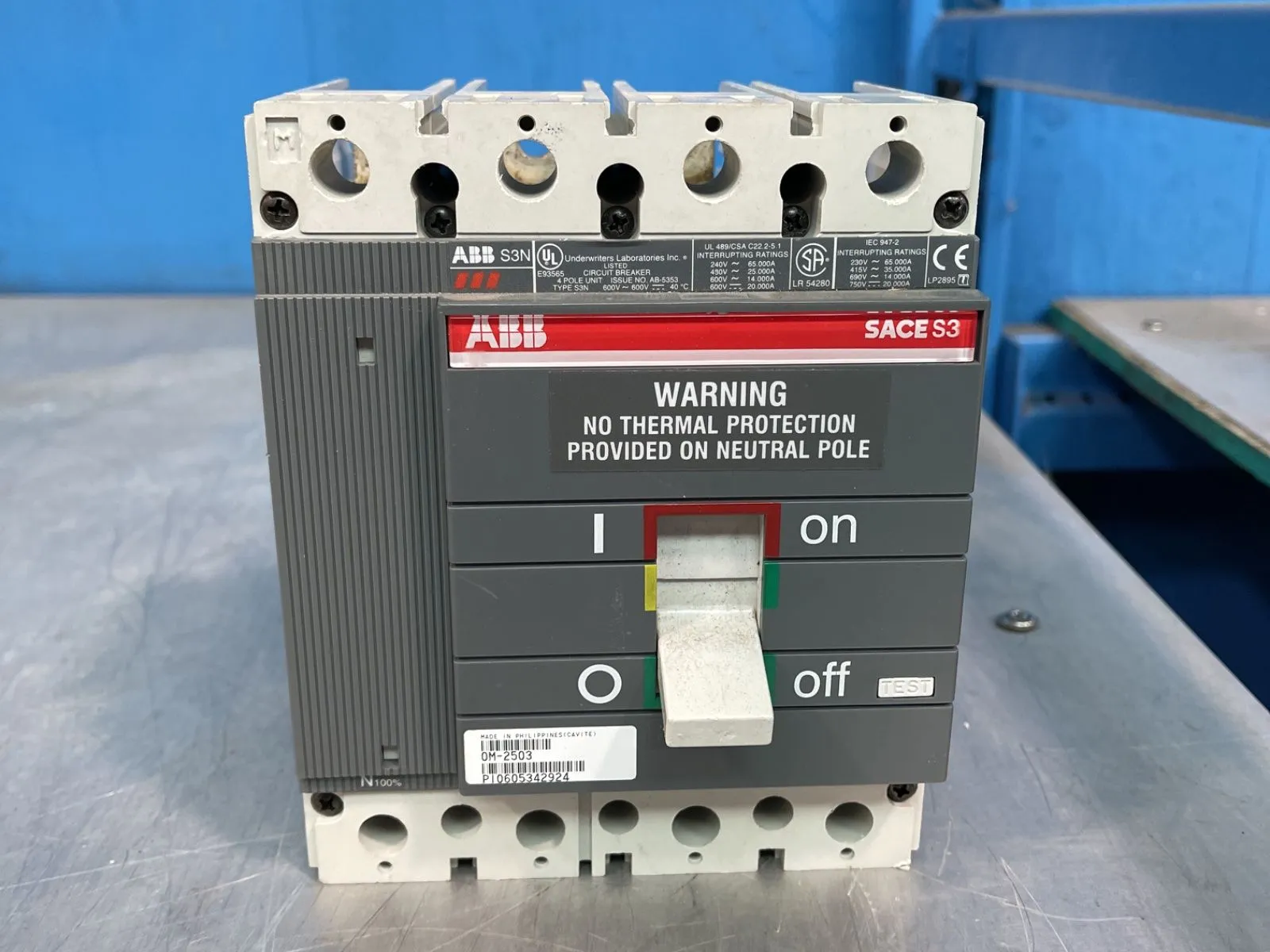 Used ABB 0M2503 Circuit Breakers Ohio US | HGR 24 #1125746